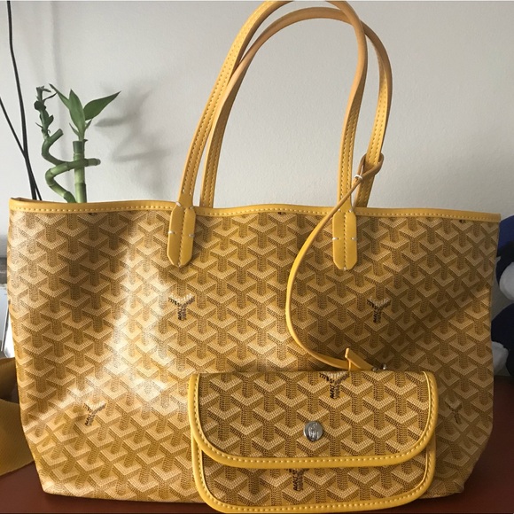 goyard gold tote